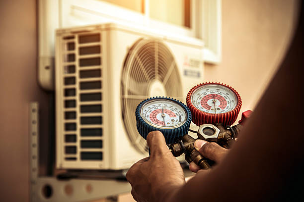 Professional Hvac technician working in Post Falls, ID